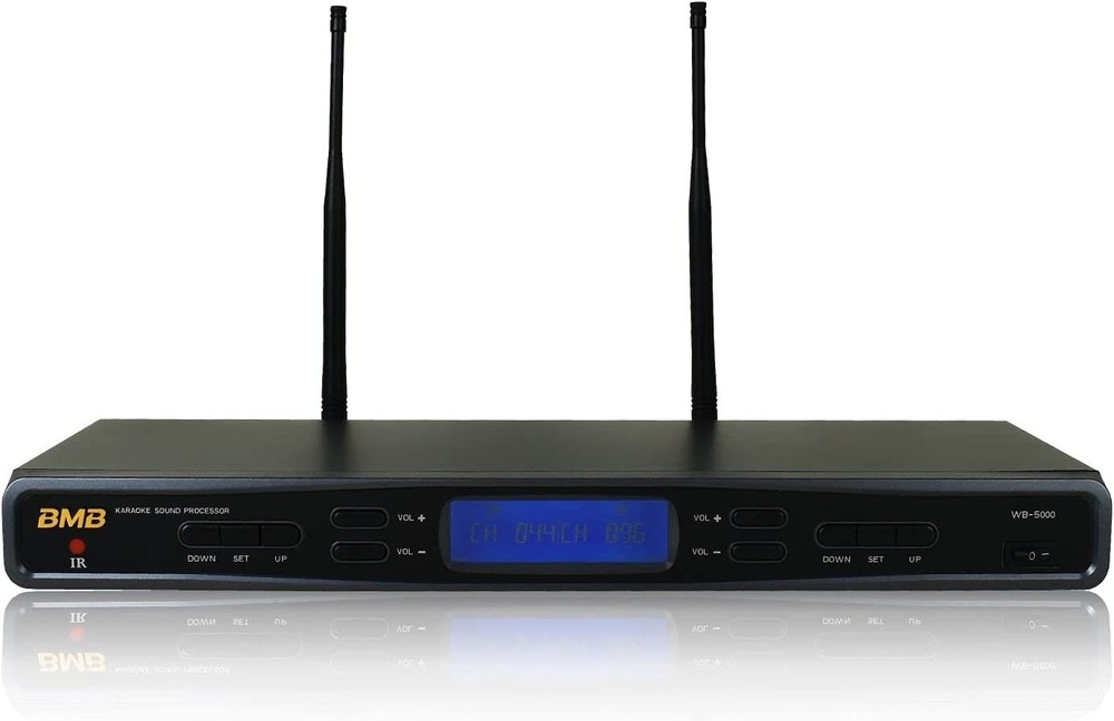 BMB Wireless Karaoke Microphone System Black Professional - WB-5000S(B)