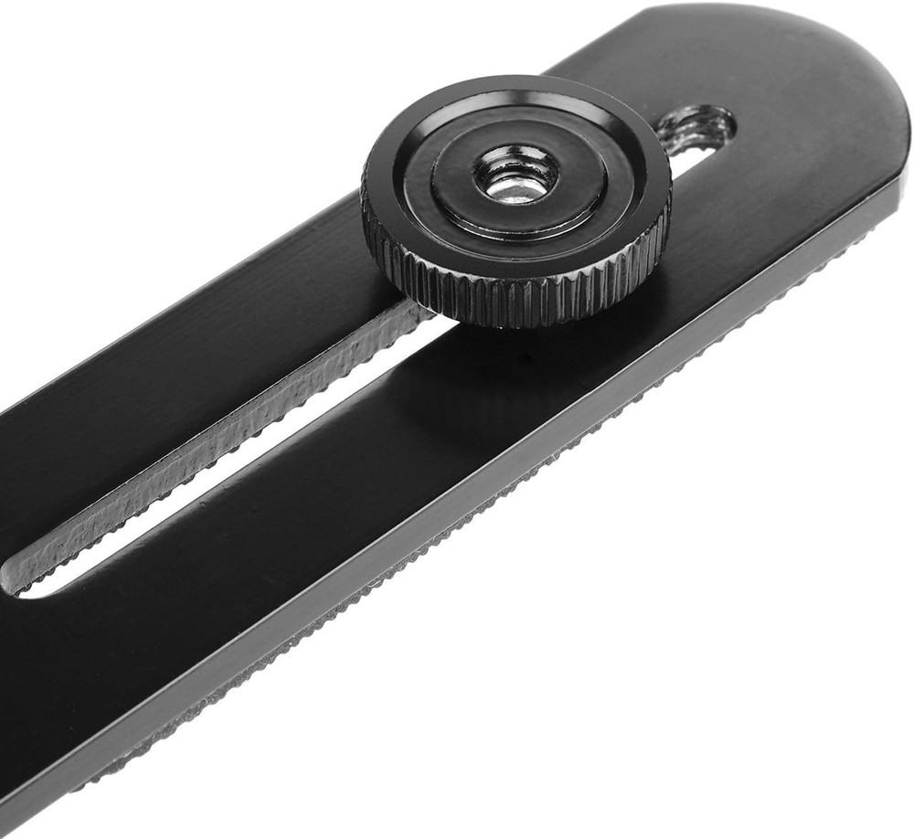 Versatile 10.6'' Dual Camera Flash Bracket with Adjustable Length