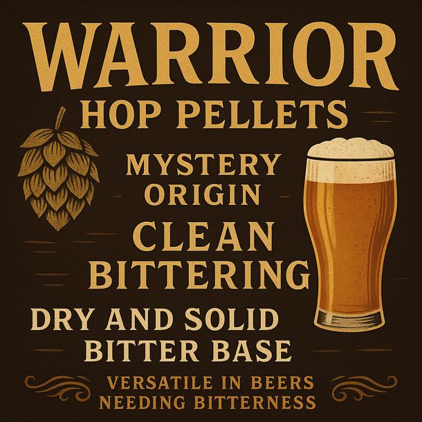 YCH Hops Warrior Hop Pellets 1 lb