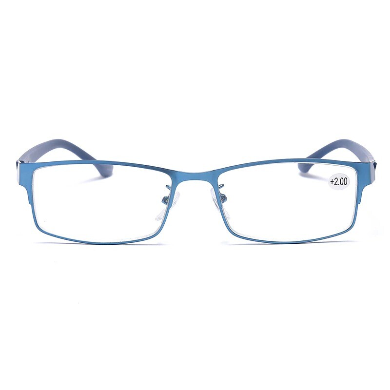 Mens Business Reading Glasses Frames Titanium Alloy Hyperopia Presbyopia 2024