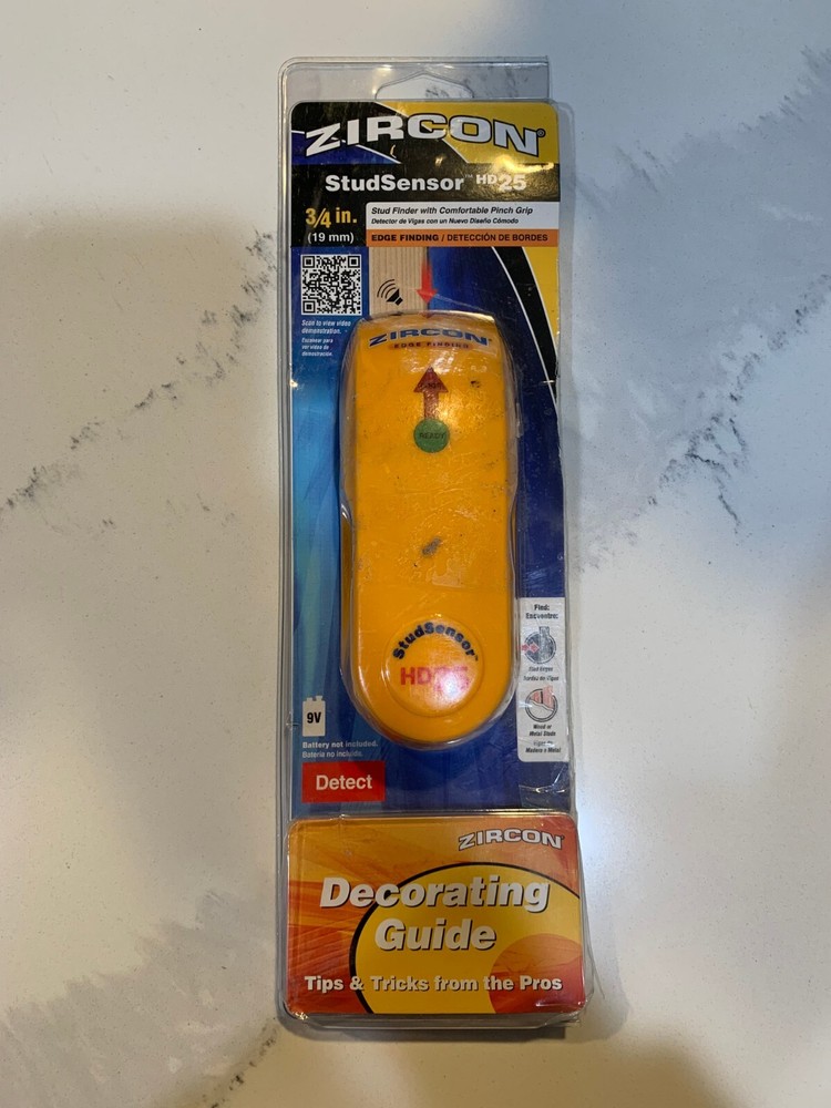 Zircon StudSensor HD25 3/4" Hand Held Stud Finder