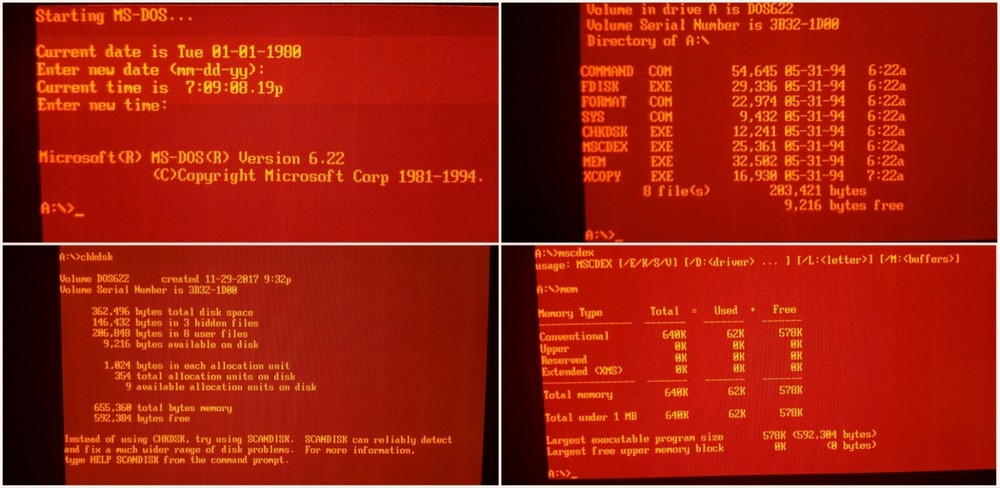 Compaq Portable 386 System/Bootdisks 5 Disks 360kb(Diagnostic,Setup,Test,MS-DOS)