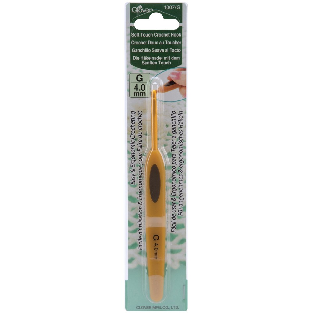 Clover 1007G Soft Touch Crochet Hook-Size G7/4mm
