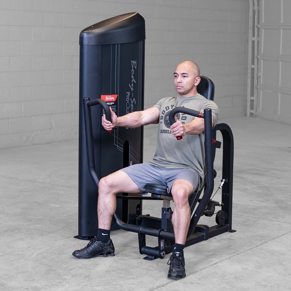 Body-Solid Pro ClubLine Series 2 Chest Press 210 lb. Weight Stack