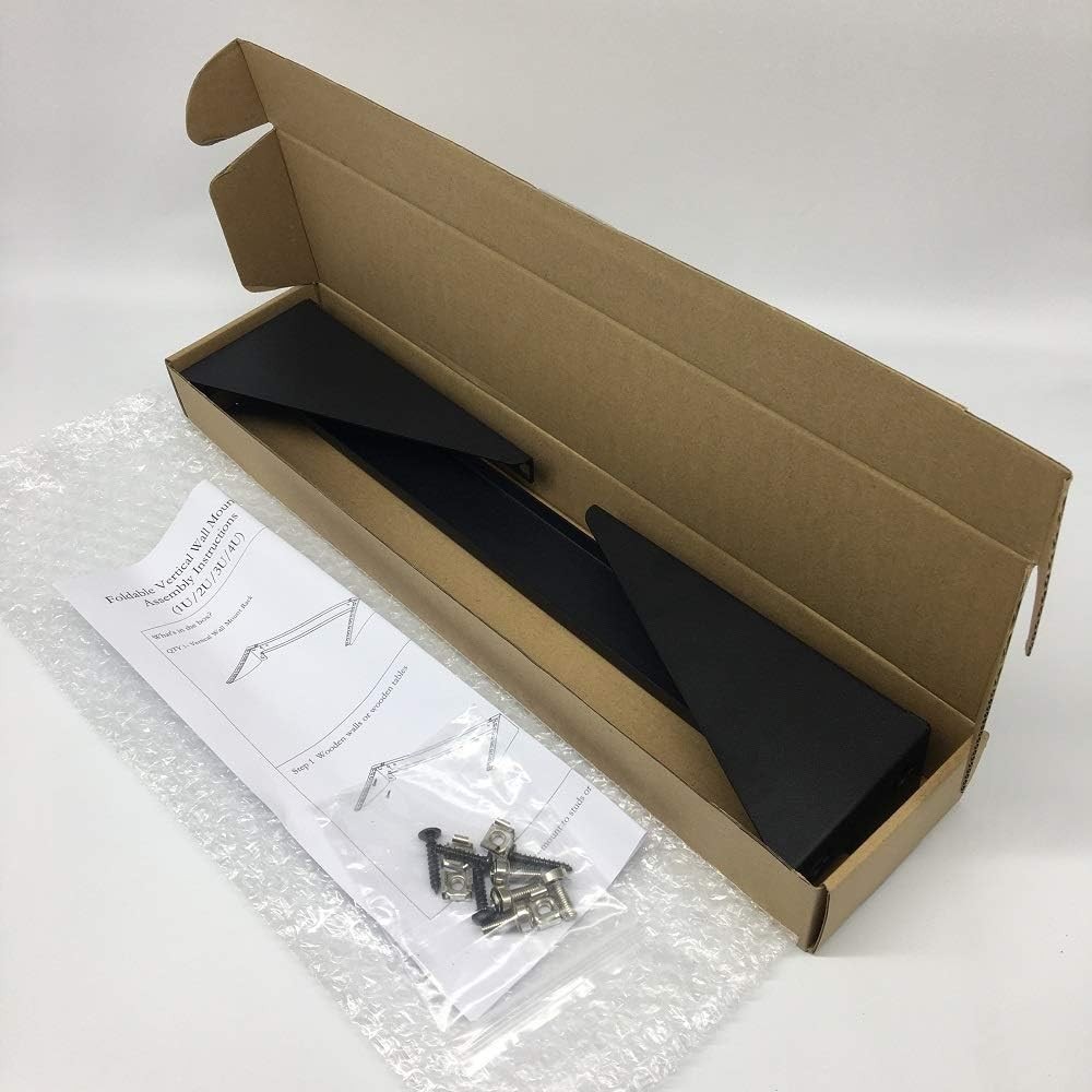 4U 19 Inch Vertical Wall Mount Rack Lightweight Wall Mountable Server Rack fo...