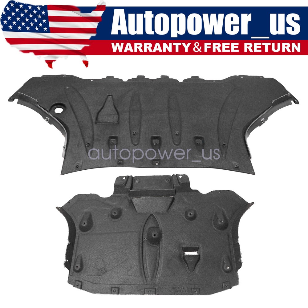 For Audi A8 (D4 / 4H) 2009 2010 2011 2012-2014 Engine Splash Guard+Gearbox Guard