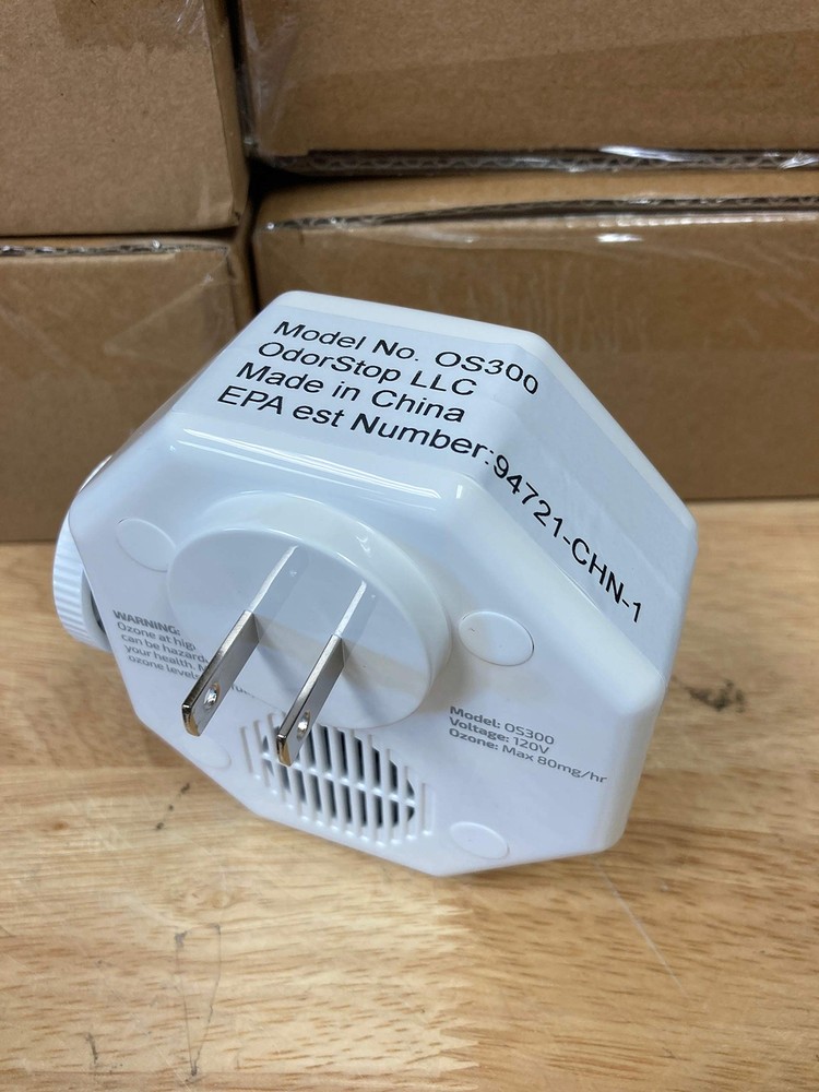 OdorStop OS300-2 Mini Ozone Generator Air Purifier Ionizer for Deodorizing an...
