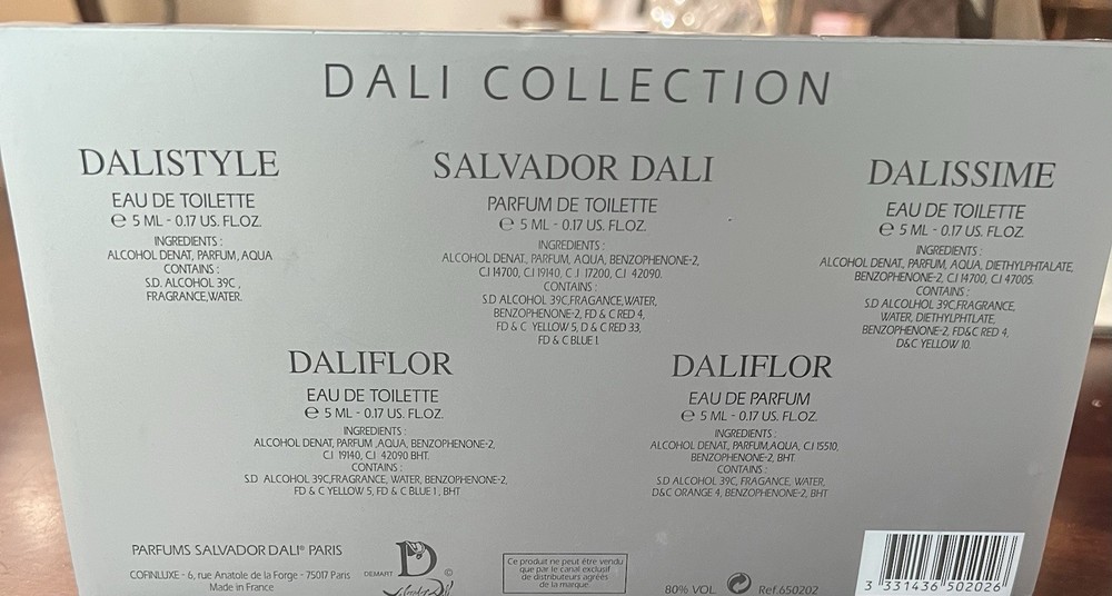 Dali Collection by Salvador Dali MINI Perfume Set