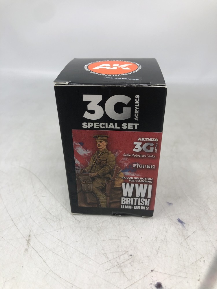 AK Interactive 3G Special Set WWI British Uniforms Acrylic Paints  17ml