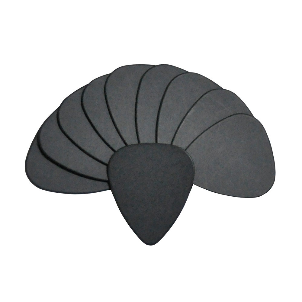 Lots of 100 pcs Solid Black 0.71mm Medium Delrin Standard Guitar Picks Plectrums