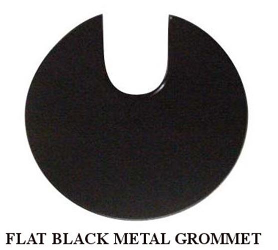 Metal Wire Grommet - Flat Black - 3" Diameter