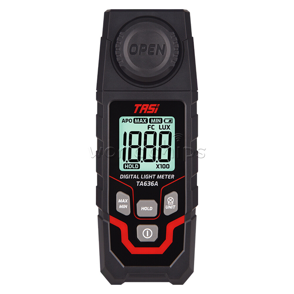 TA636A Digital Light Meter Illuminance Lux Meter Illuminometer Handheld Ambient