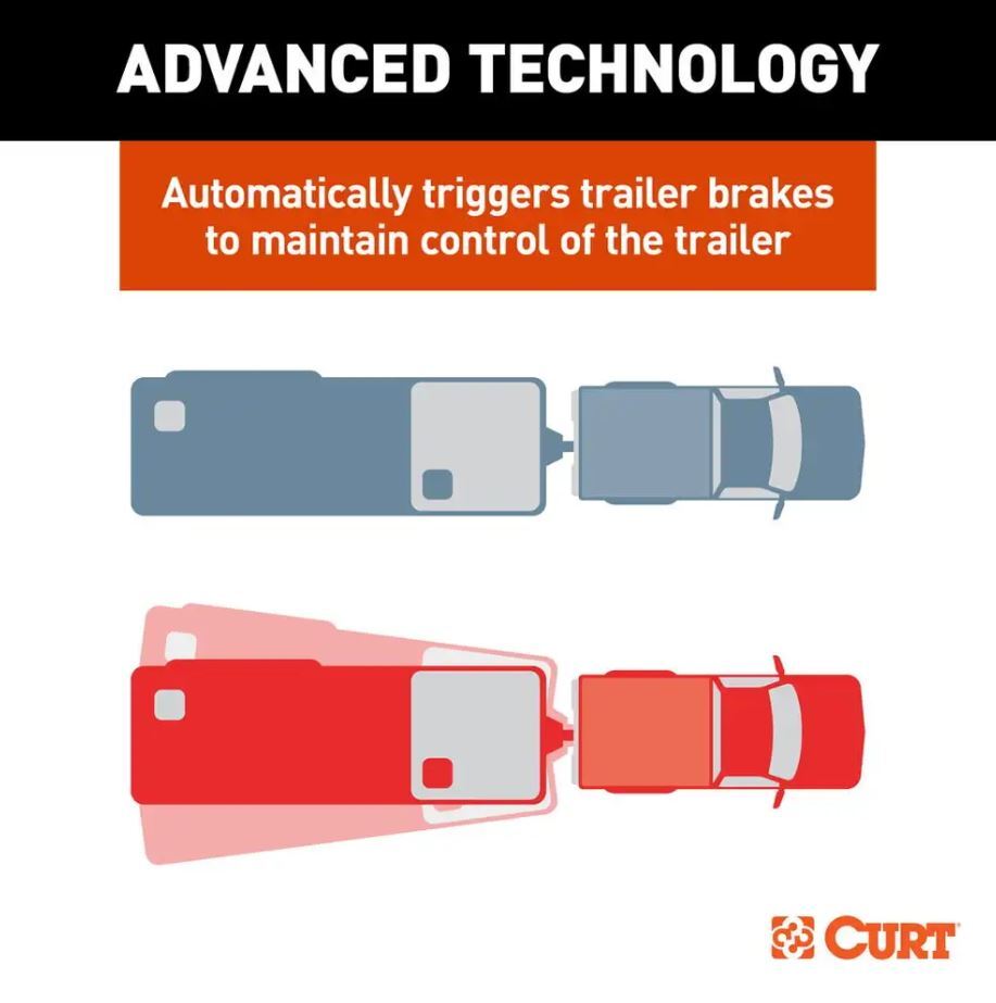 Curt 51202 Weight Distribution Hitch Sway Control Kit True Course Bluetooth