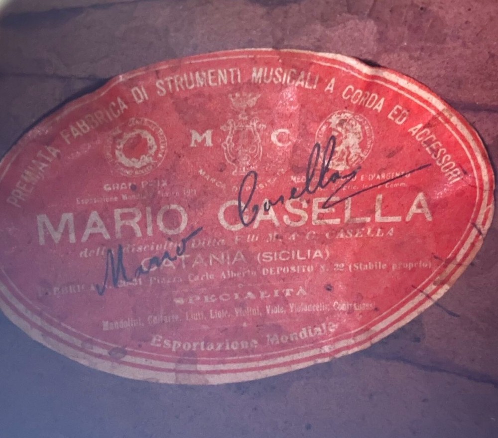 Mandolin Mario Casella Catania