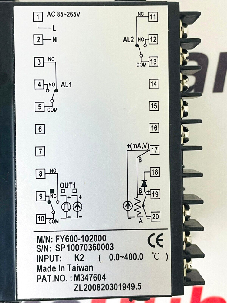 TAIE FY600-102000 Temperature Controller