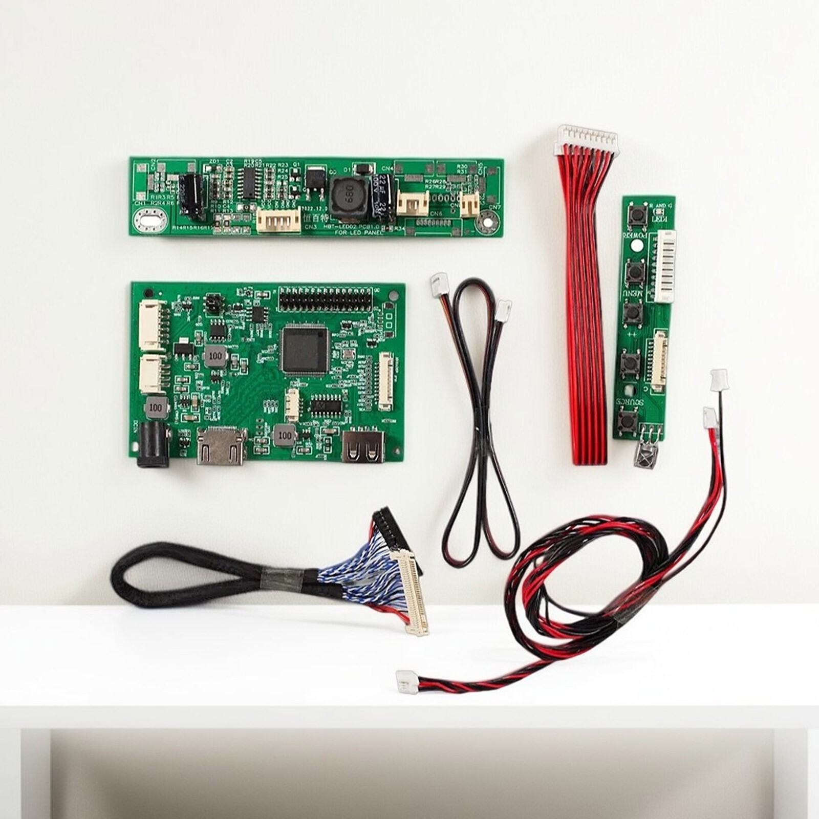 HD USB LCD Controller Board For 24inch 1920x360DV240FBM-NB0 LCD Screengq