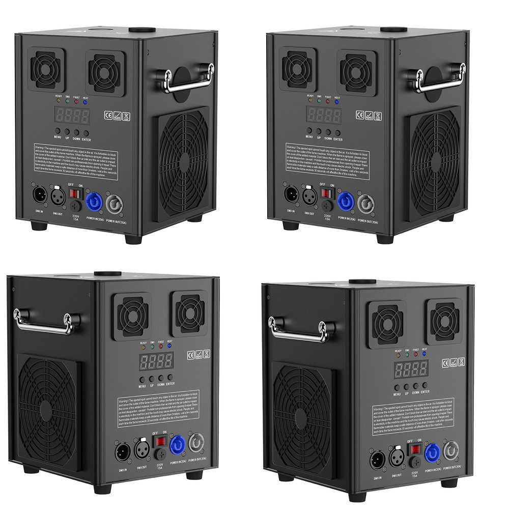 4X Cold Spark Machine 700W Stage Effect DMX Firework DJ Event Party Wedding&Case