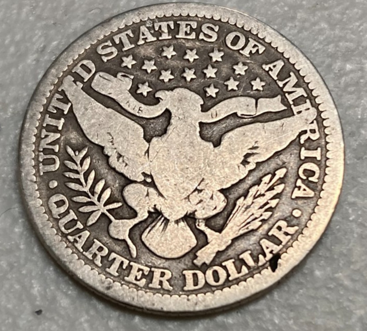 1915 Barber Silver 25¢ #47