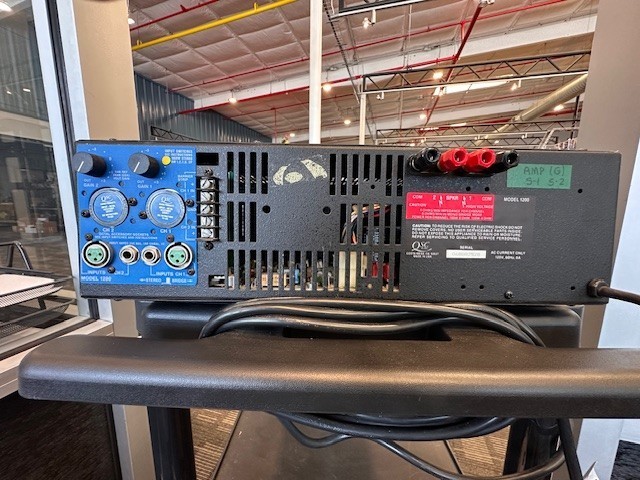 QSC 1200—Professional Power Amplifier-Power Tested