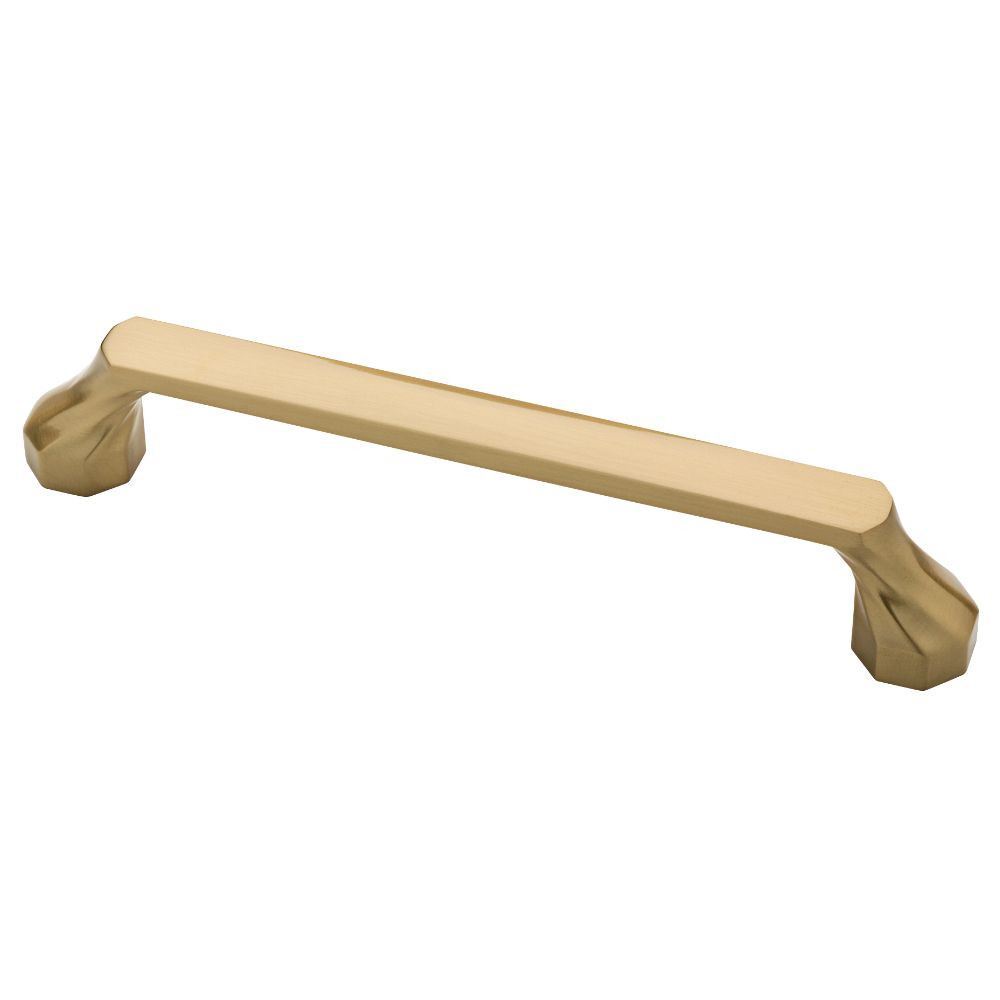 5" North Hampton Octagon Pull Soft Brass