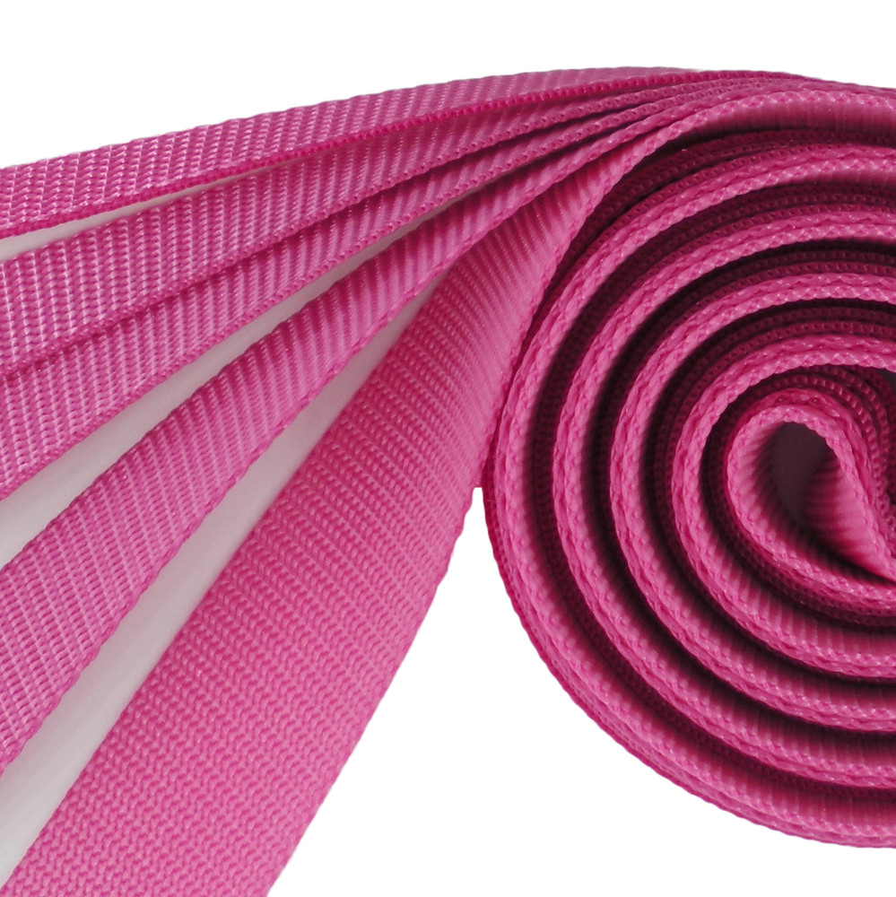 RASPBERRY Light Weight Nylon Webbing-5 WIDTHS-2, 5, 10, 25, 50, or 100 YARDS