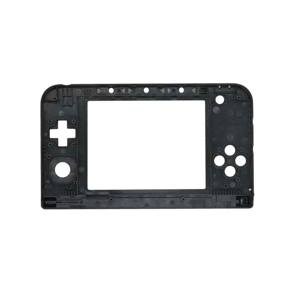 Replace Hinge Black Bottom Middle Shell Housing with lock For Nintendo 3DS XL