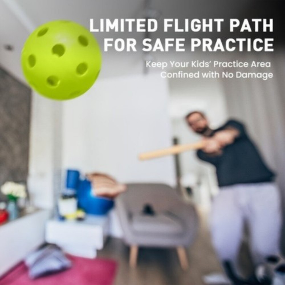 12X Baseball Practice Balls Plastic Training Balls Lightweight Baseball Softball