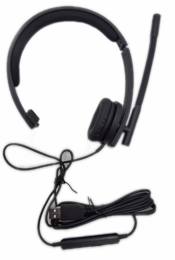 New Logitech H570e USB Mono Headset - Noise Canceling Mic - Wired USB-A