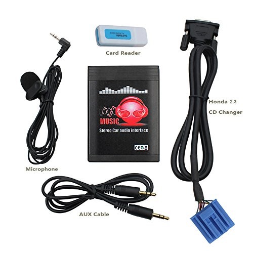 Bluetooth Car Adapter, Car Stereo AUX USB Adapter with Wireless Hands-Free Re...