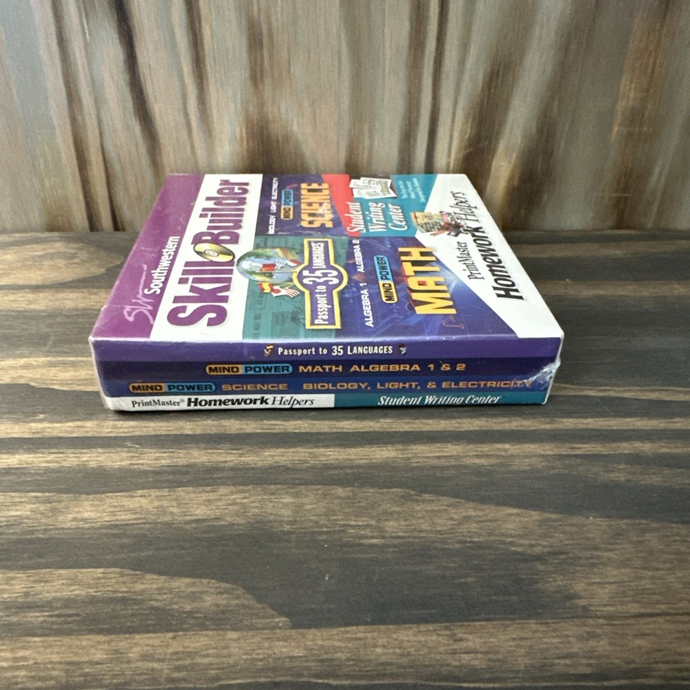 PC CD-ROM ~ Southwestern Skill Builder ~ Math Science Language Writing