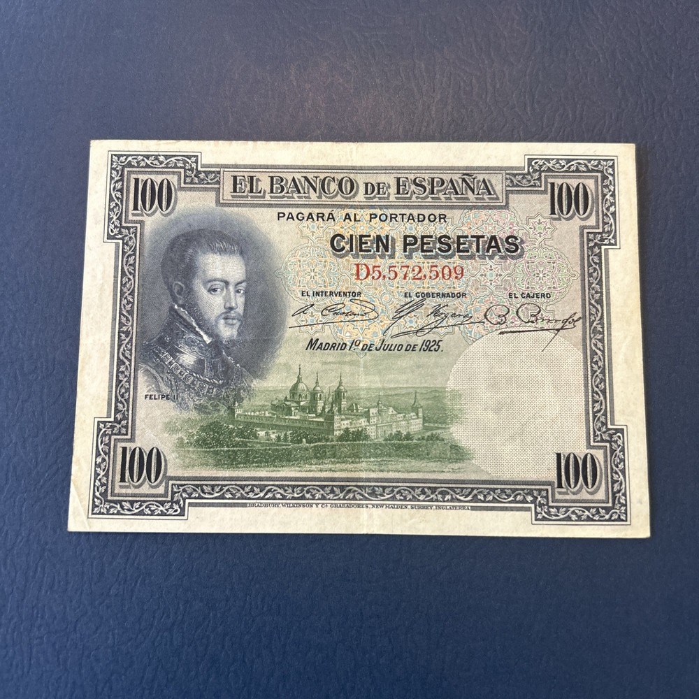 Spain- 100 Pesetas-1925
