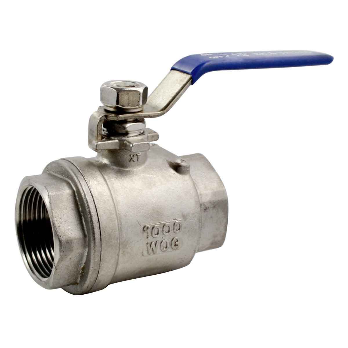 US STOCK 1-1/4" 1.25 in NPT Threaded Full Port Ball Valve Stainless Steel SS 316