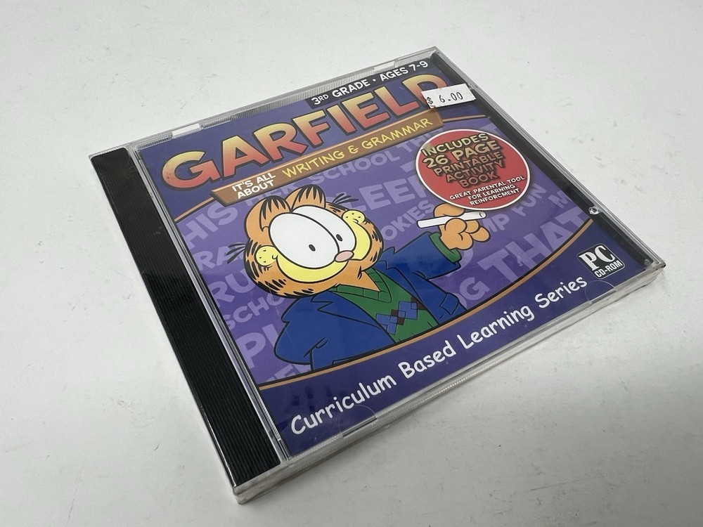 Garfield - Writing & Grammar 3rd Grade Ages 7-9 PC