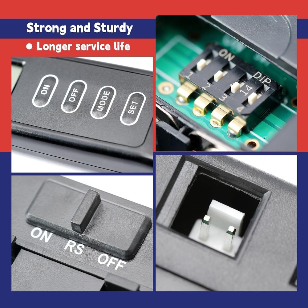 Upgraded Fireplace Remote Control Kit Replacement For Skytech Majestic Ergonomic