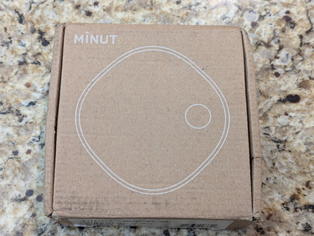 Minut Smart Home Alarm Motion Sensor Model MT-AM1 White