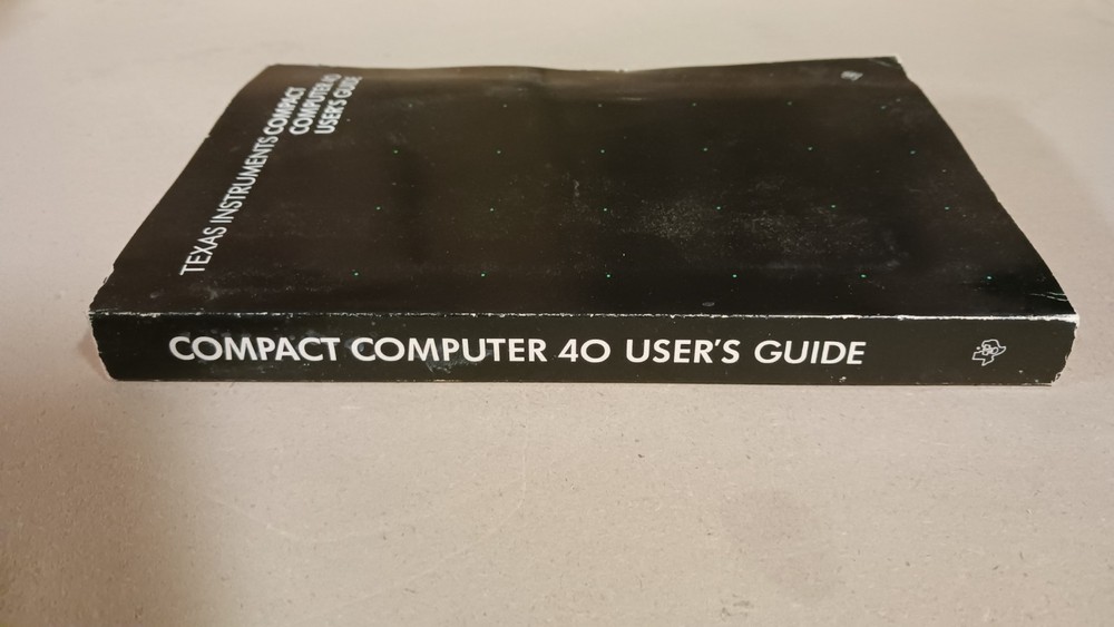 Texas Instruments Compact Computer 40 User's Guide