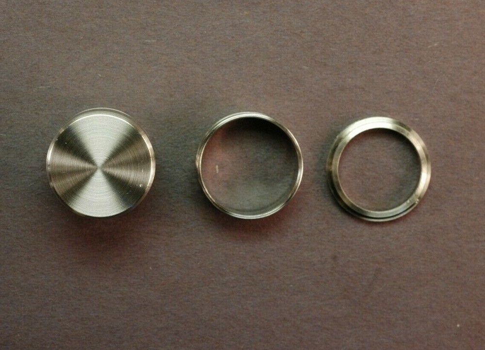 FLY ROD REEL SEAT nickel silver cap & ring hardware