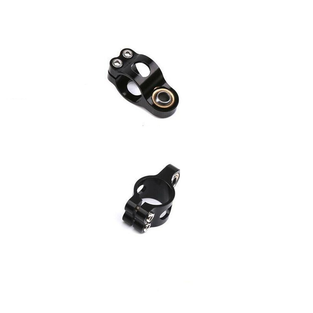 For Steering Damper Stabilizer Bracket 25mm Clamp Mounting Holder Black New US