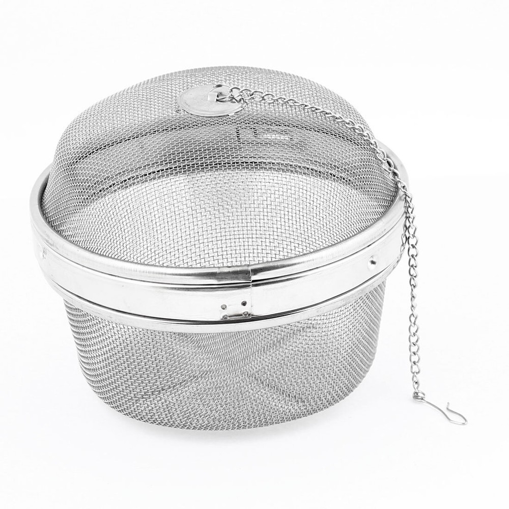 5" Dia Stainless Steel Tea Infuser Mesh Ball Tea Strainer