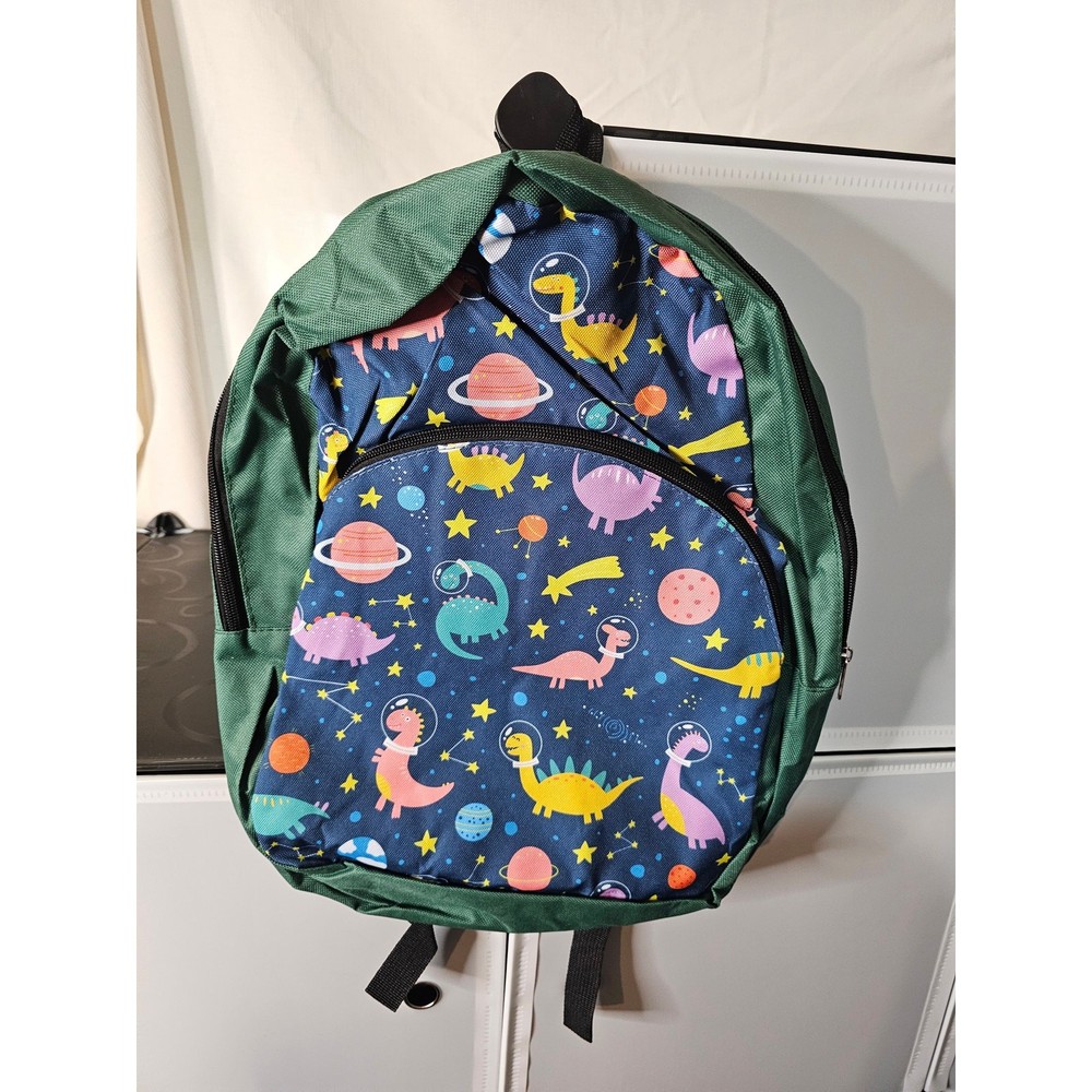 NWOT Dinasaur Backpack Green/Multicolor