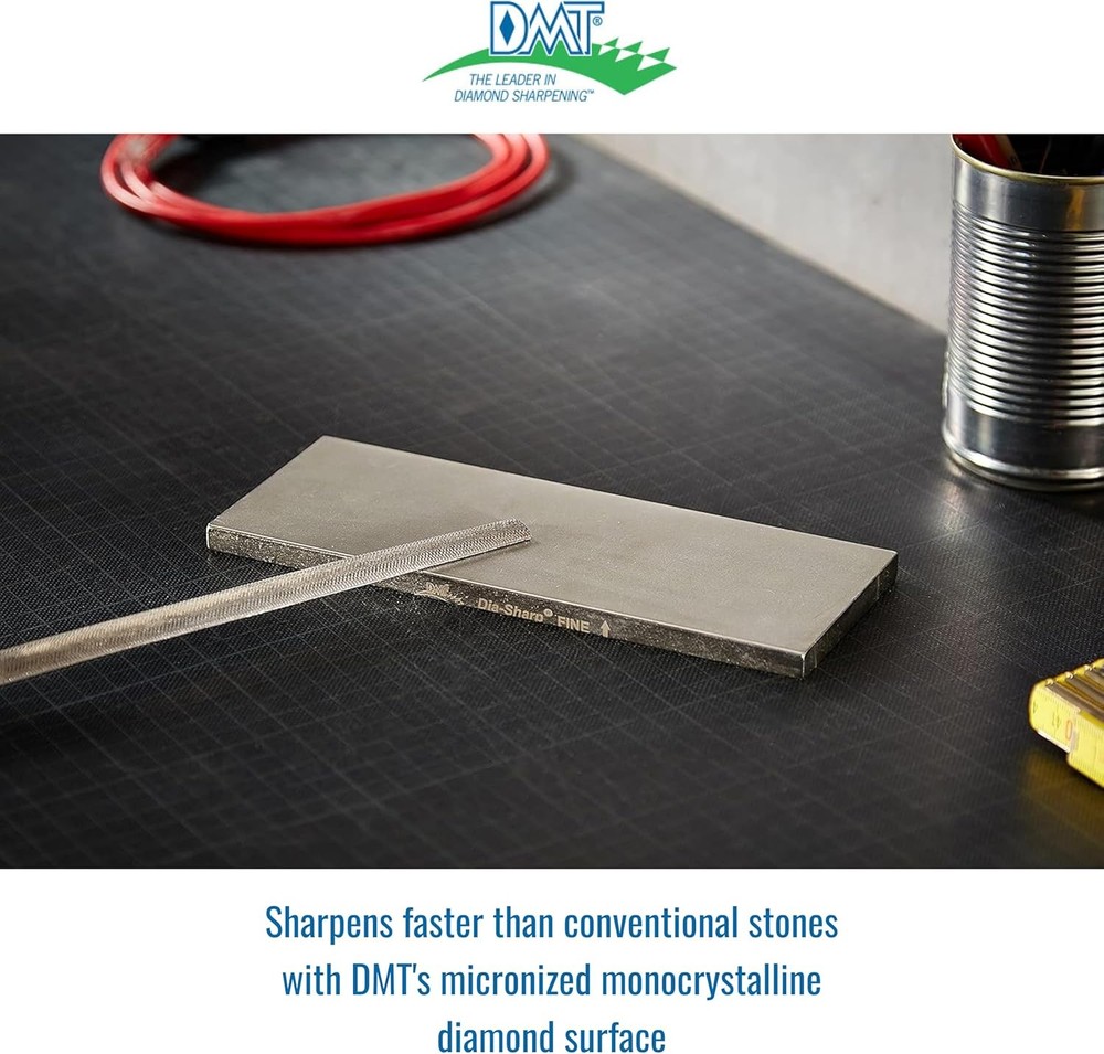 Dia-Sharp Diamond Knife Sharpener, Fine Diamond Sharpening Stone, 8-Inch