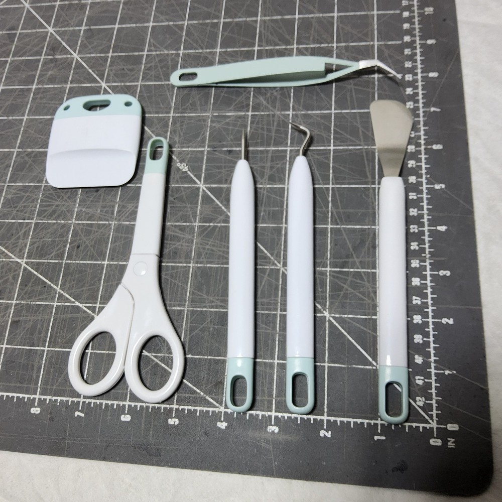 6Pcs craft vinyl weeding tools precision stencil graphics cutting mat printing