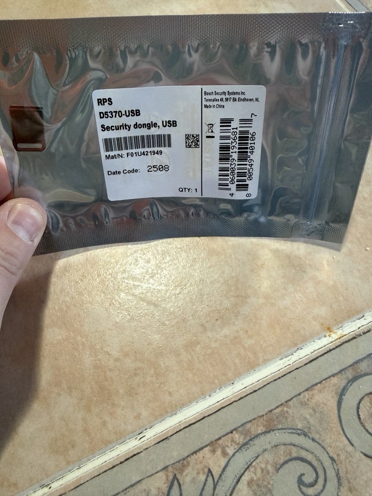 Bosch D5370-USB Security Block USB RPS