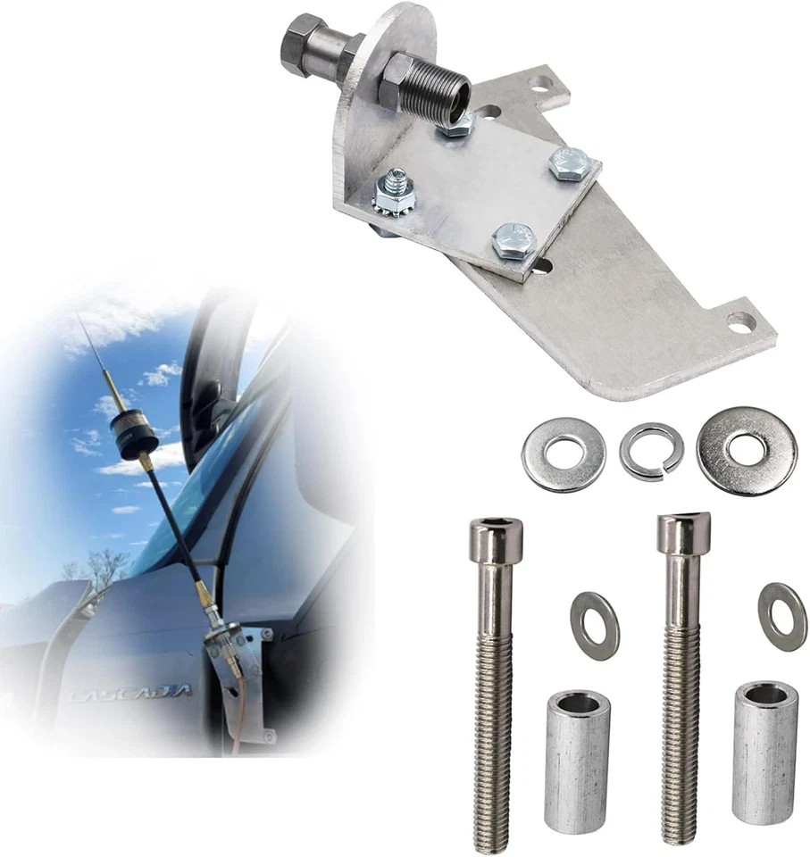 Cascadia Mirror Antenna Mount, Adjustable Angle Mirror Base Antenna Mount with S