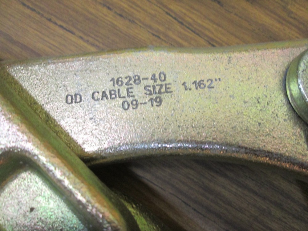 KLEIN TOOLS 1628-40 Cable Pulling Jaw Grip 25,000 lb 1.162"