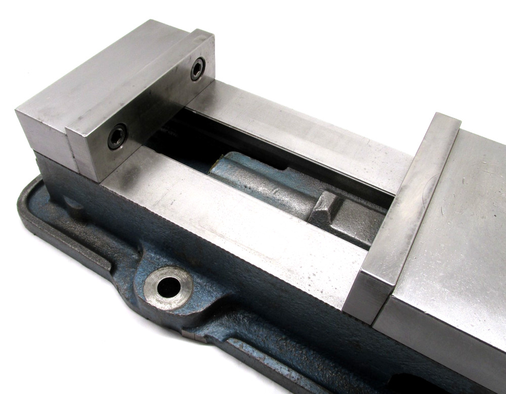 NICE! KURT ANGLOCK 6" MILLING MACHINE VISE w/ JAWS & HANDLE - #D675