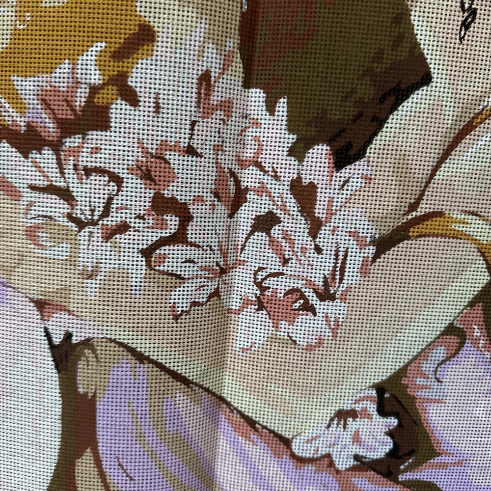 Printed needlepoint Tapestry Orchids Canvas Only 45x60 Cm Temeljkovic