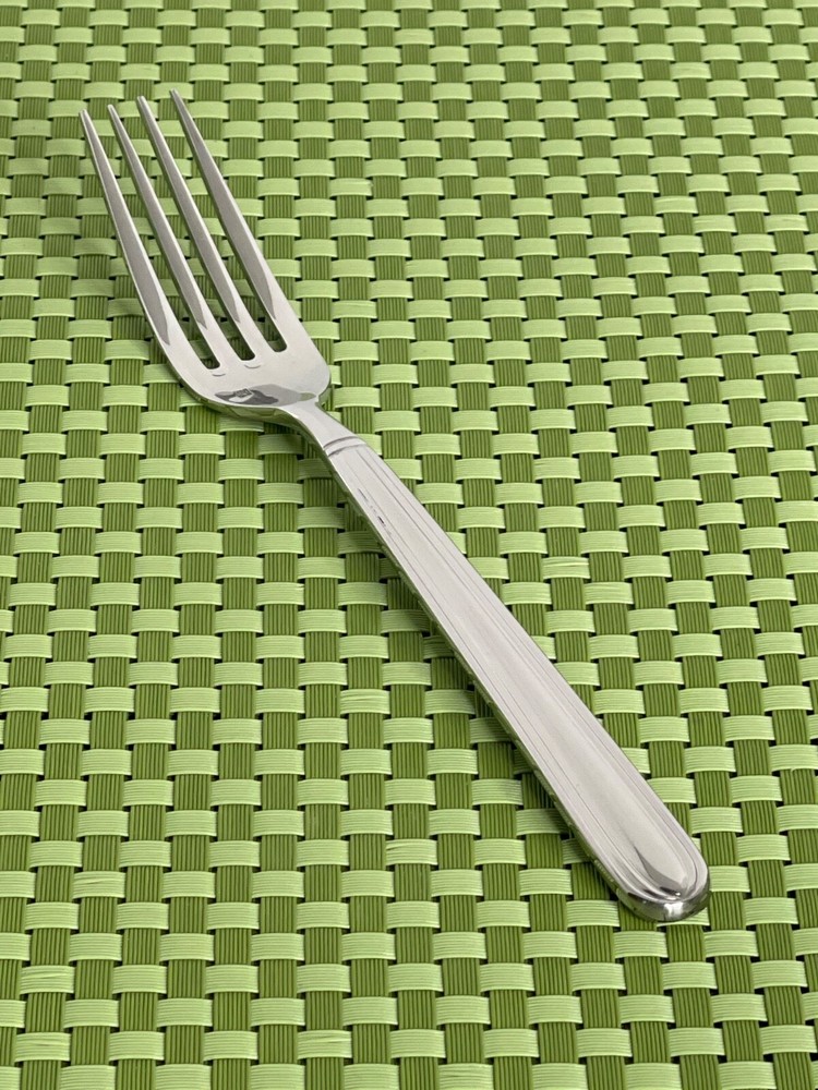 Fortessa METROPOLITAN Stainless Dinner Fork 18/10 Glossy Ribbed Flatware