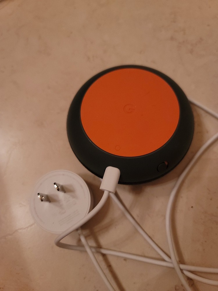 Google Home Mini A4RHOA Black Orange Smart Assistant Portable Bluetooth Speaker