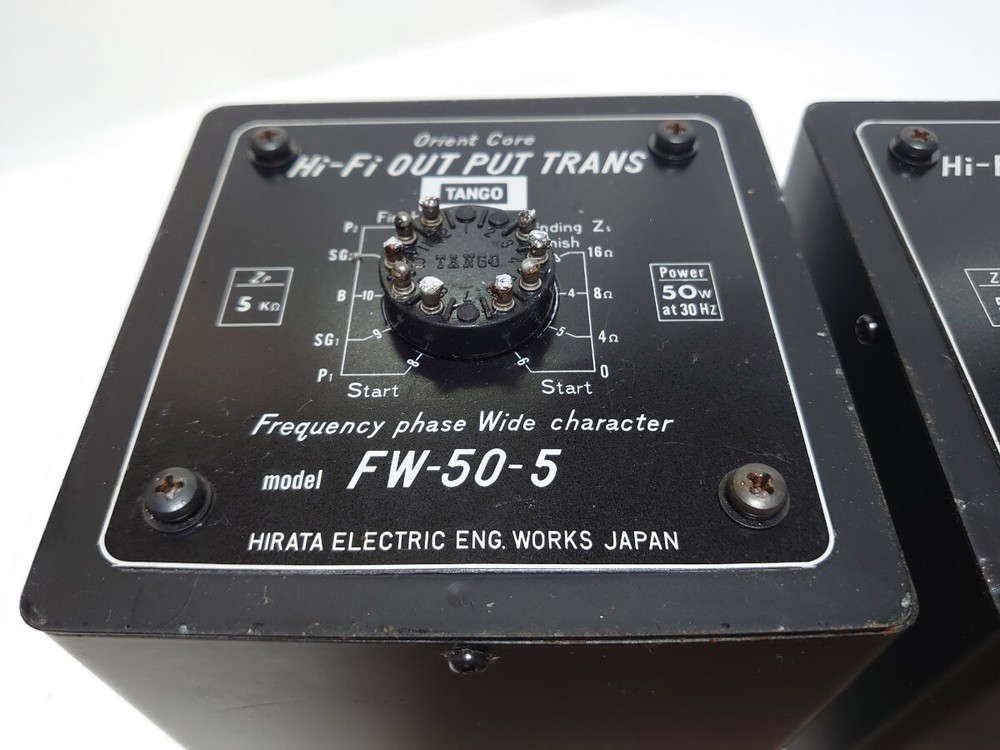 Tango Out Put Trans FW-50-5 Pair Audio Equipment Amplifier Continuity Working
